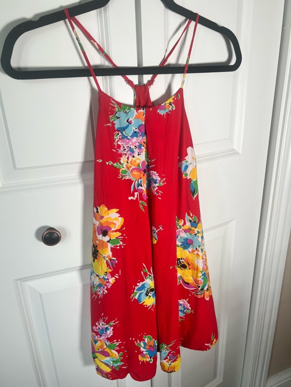 Polo by Ralph Lauren Red Floral racer back tunic